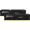 Kingston fury 16 gb ddr5-5200 (2x 8 gb) kit werkgeheugen (zwart, kf552c40bbk2-16, beast, xmp 3.0)