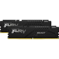 Kingston fury 32 gb ddr5-5600 (2x 16 gb) kit werkgeheugen (zwart, kf556c40bbk2-32, beast, xmp)