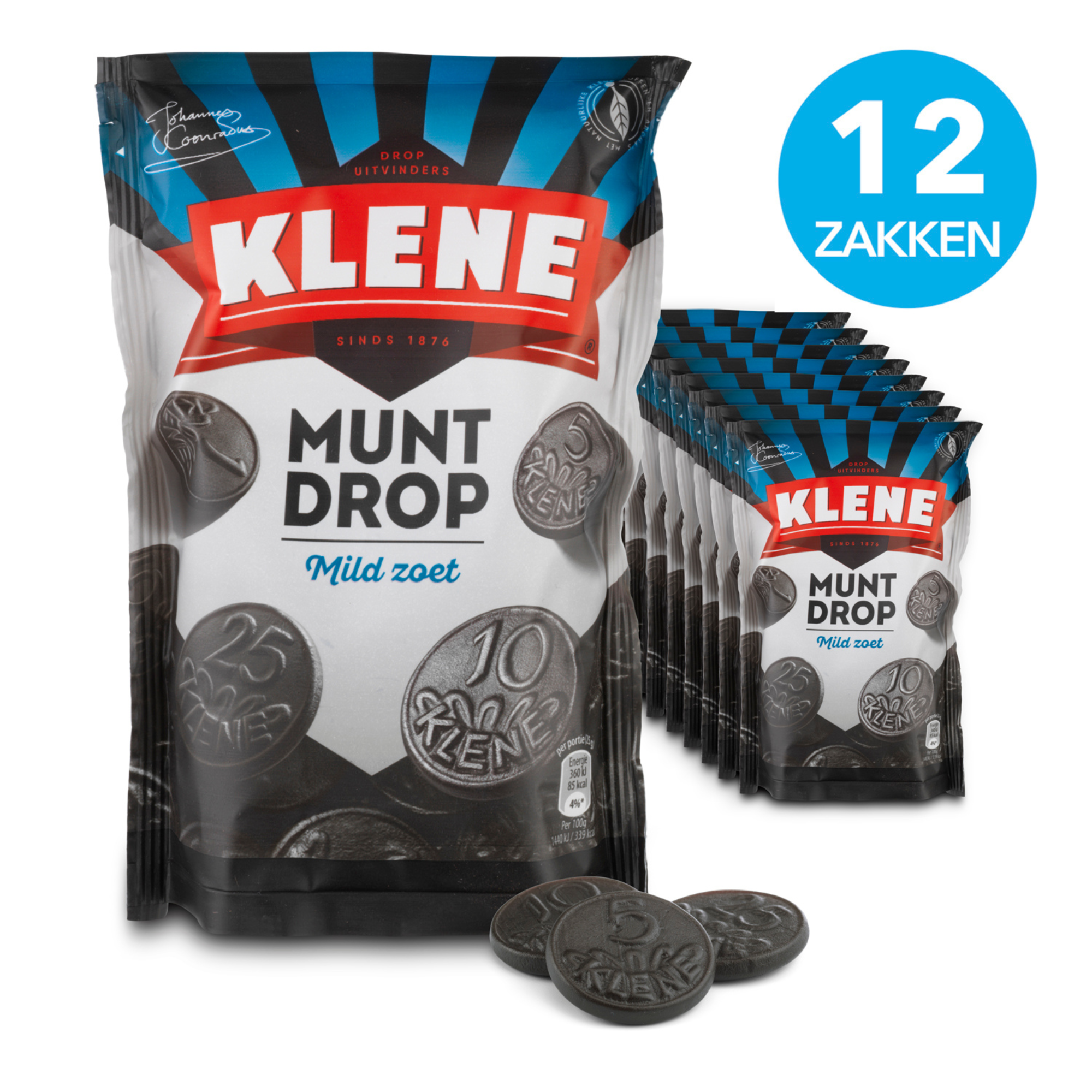 Klene muntdrop (12x120 gram)