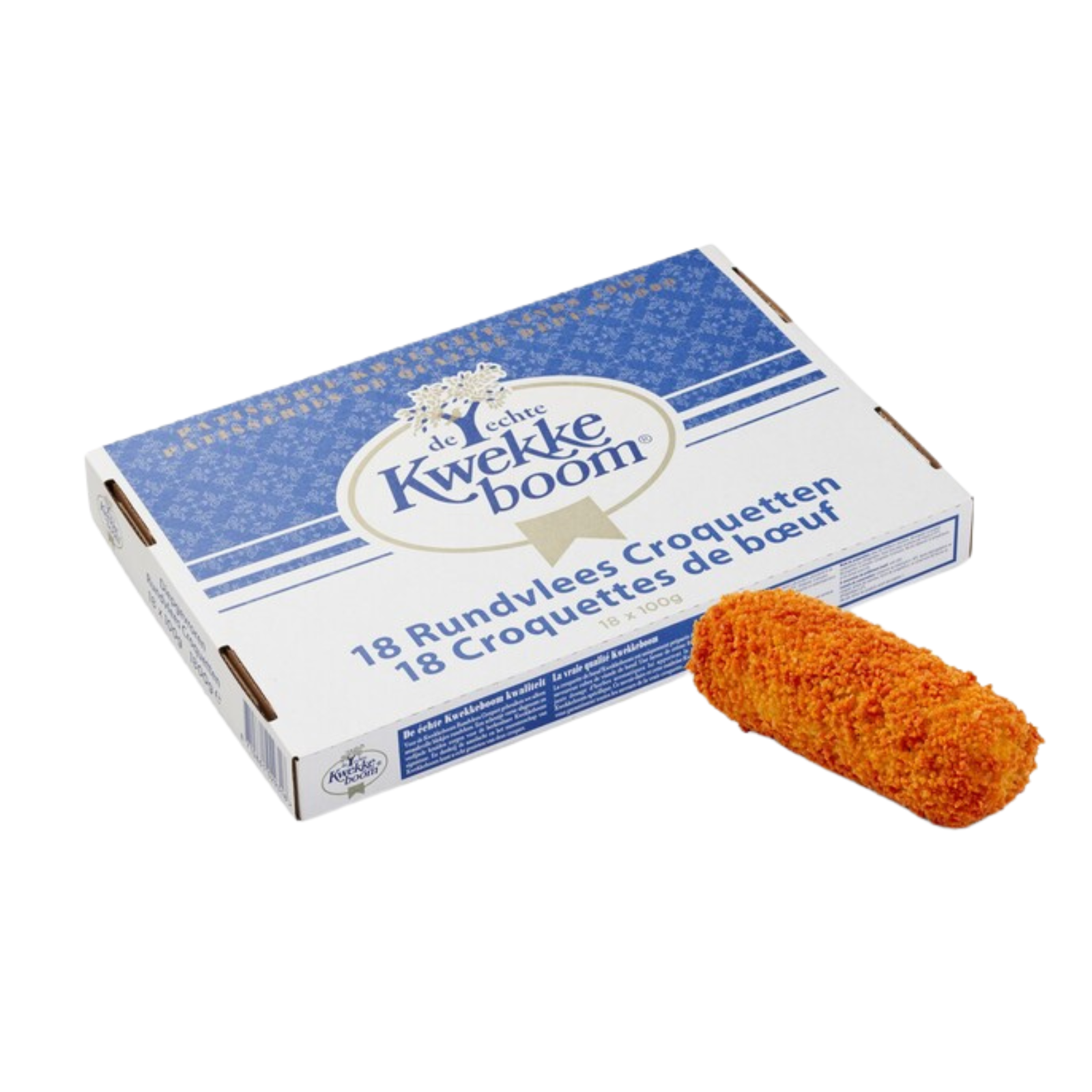 Kwekkeboom rundvlees kroketten (18x100 gram)