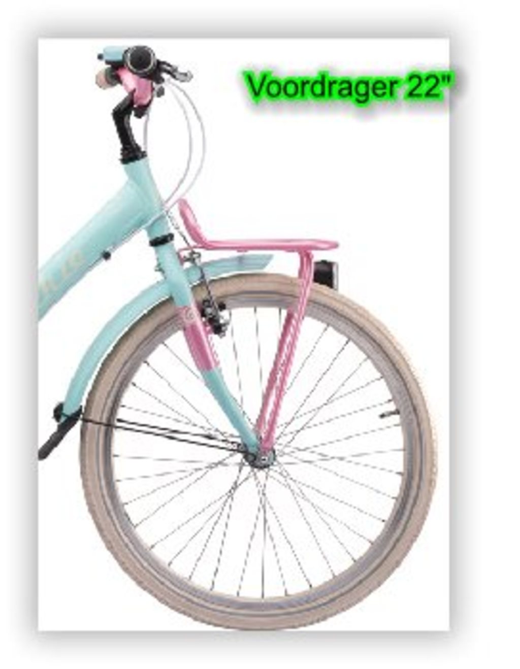 Batavus voordrager 22 ys7813 pink