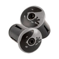 Lizard skins dsp bar tape plugs - cool gray
