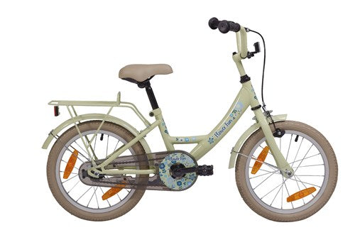 Bike Fun 16 Zoll Mädchenfahrrad Flower Fun hellgrün