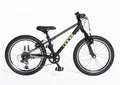 Beast 20 Zoll ATB-Fahrrad, Alu 6-fach V-Bremse, matt schwarz gelb