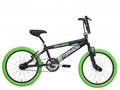 Tornado 20 Zoll Freestyle-Bike mit mattschwarzen und grünen Reifen (2000018)