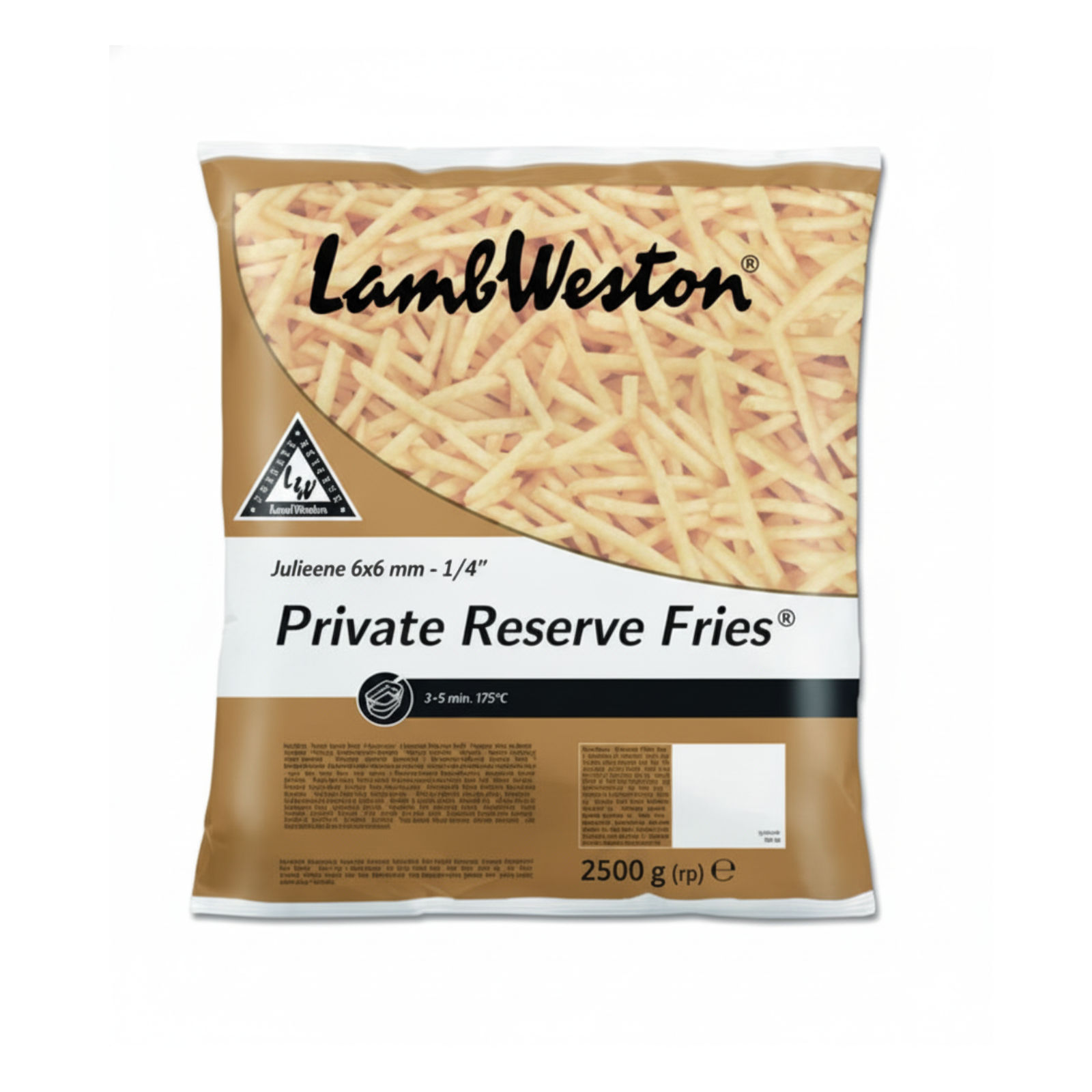 Lambweston private reserve friet 6 mm (4x2.5 kg) f62