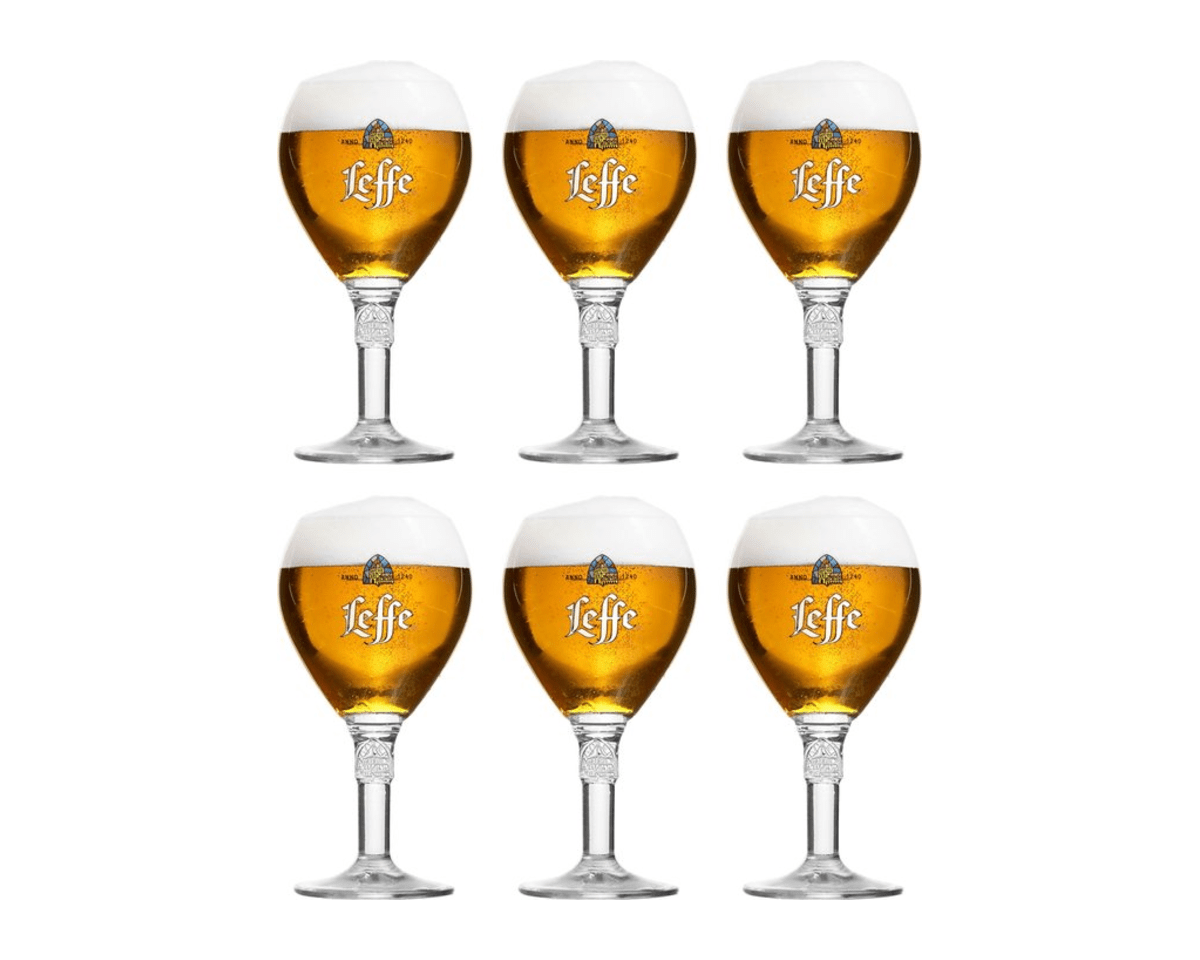 Leffe bokaal glas (6x 33cl)