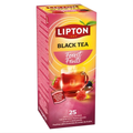 Lipton feel good selection forest fruit - 150 theezakjes - zwarte thee bosvruchten- 6 x 25 zakjes - voordeelverpakking