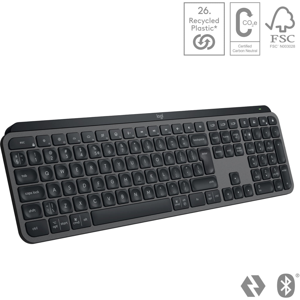 Toetsenbord logitech 920-011587 mx keys s draadloos qwerty