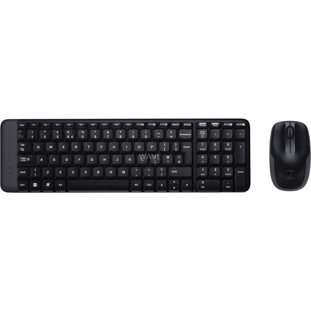 Desktopset wireless combo mk220 logitech usb2.0 toetsenbord muis usb receiver