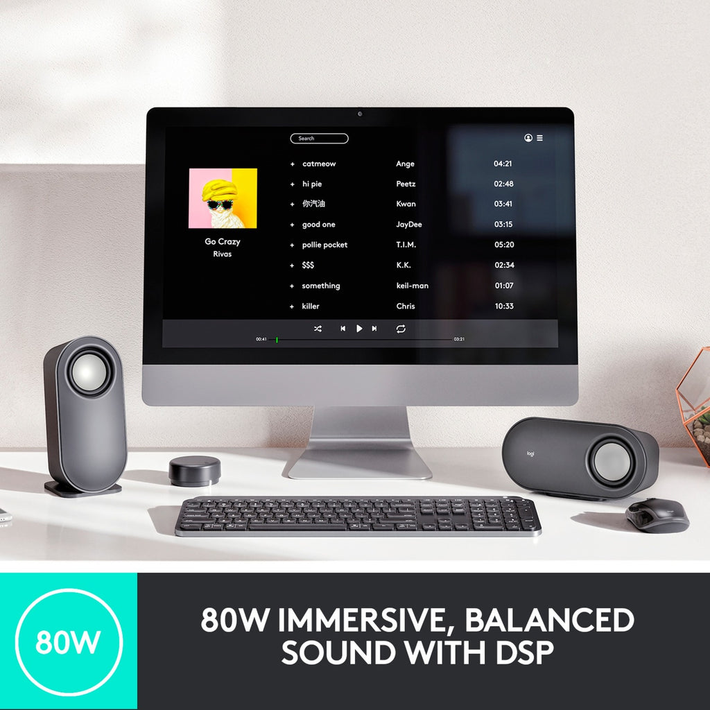 Logitech z407 bluetooth-computerspeakers luidspreker (zwart, bluetooth)