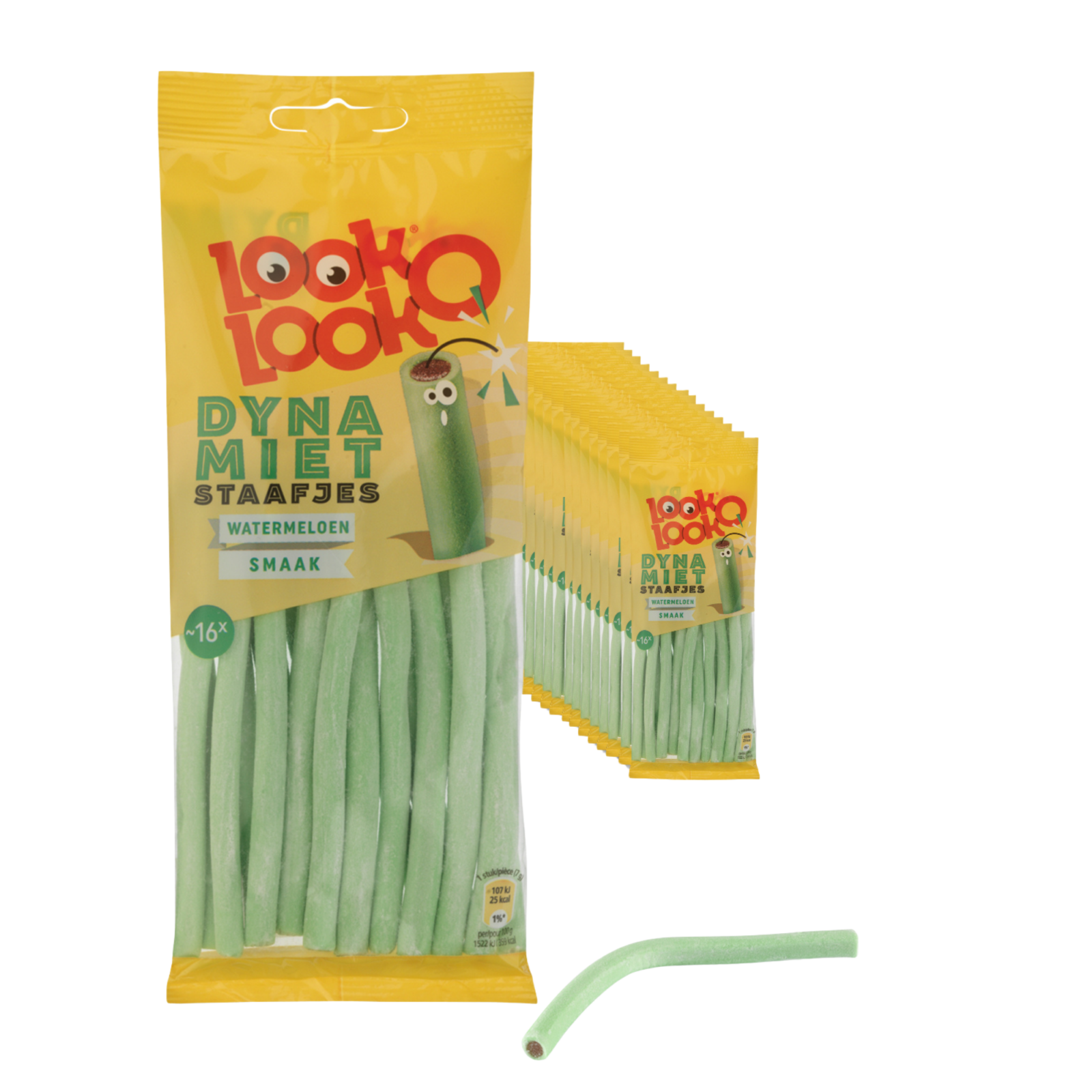 Look o look look-o-look dynamietstaafjes watermeloen (15x 110gr)