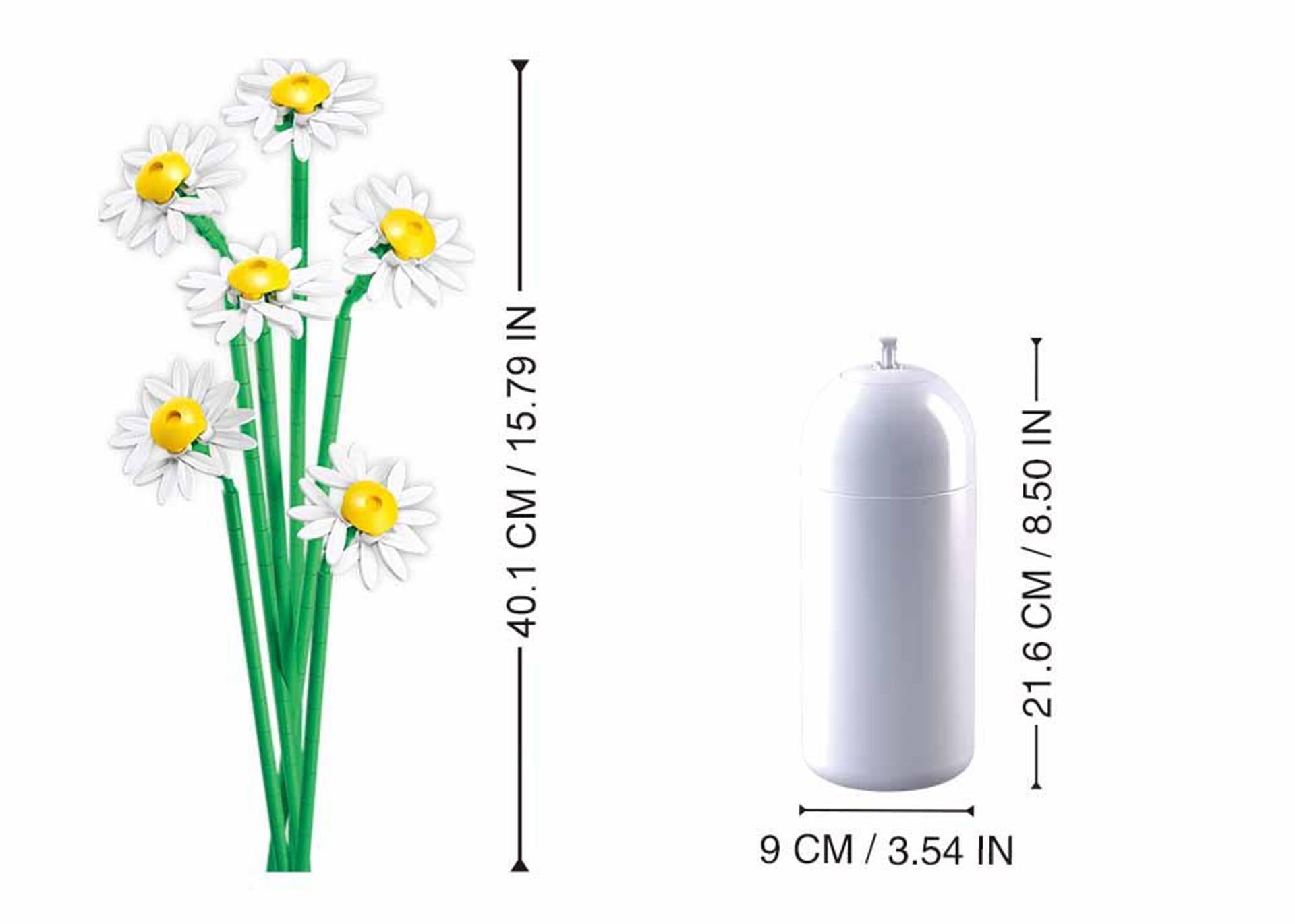 Sluban flowers madelief 255-delig