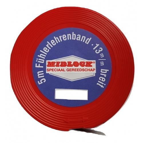 Midlock voelerlint 0.09mm op rol (5mtr) (nml)