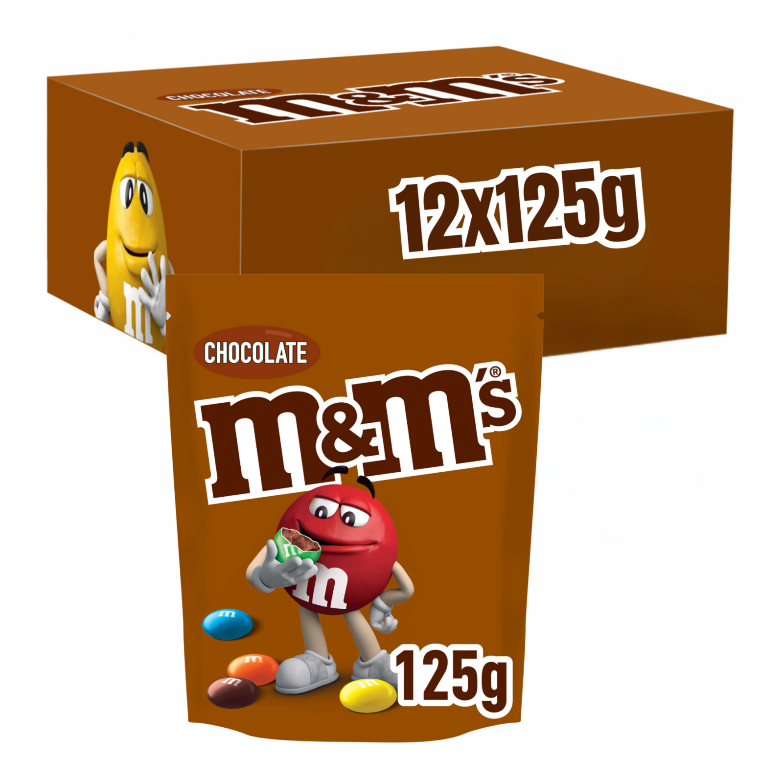 M m's choco zak (12x125gr)