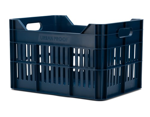 Recycelte Urban Proof Click Fahrradbox 30 Liter – Dunkelblau