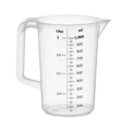 Maatbeker kunststof (1 liter)