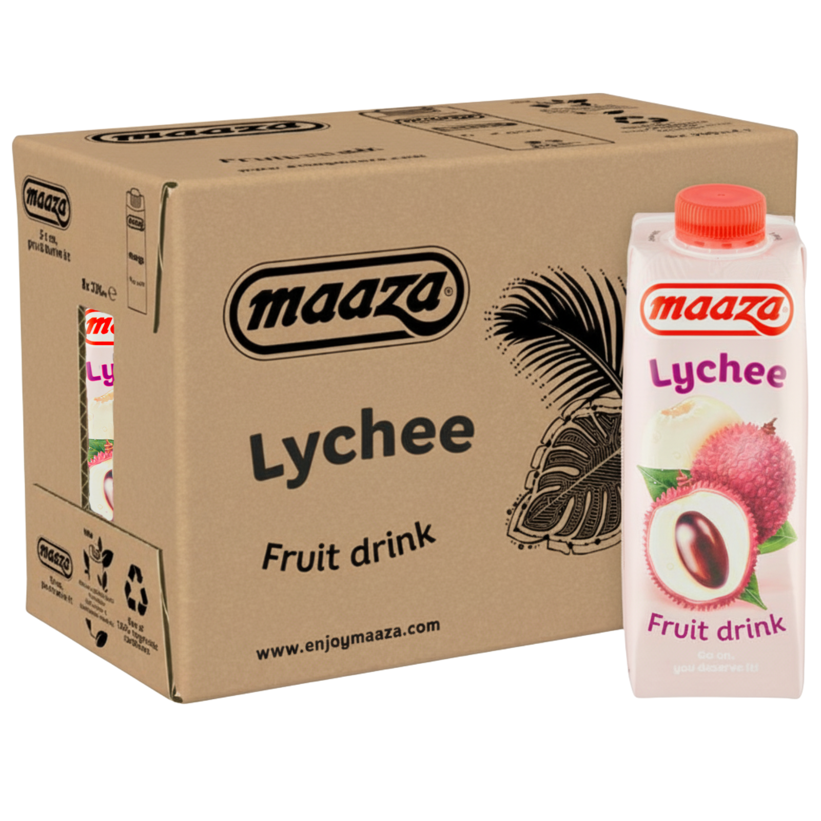 Maaza lychee fruit drink pak (8x33 cl)