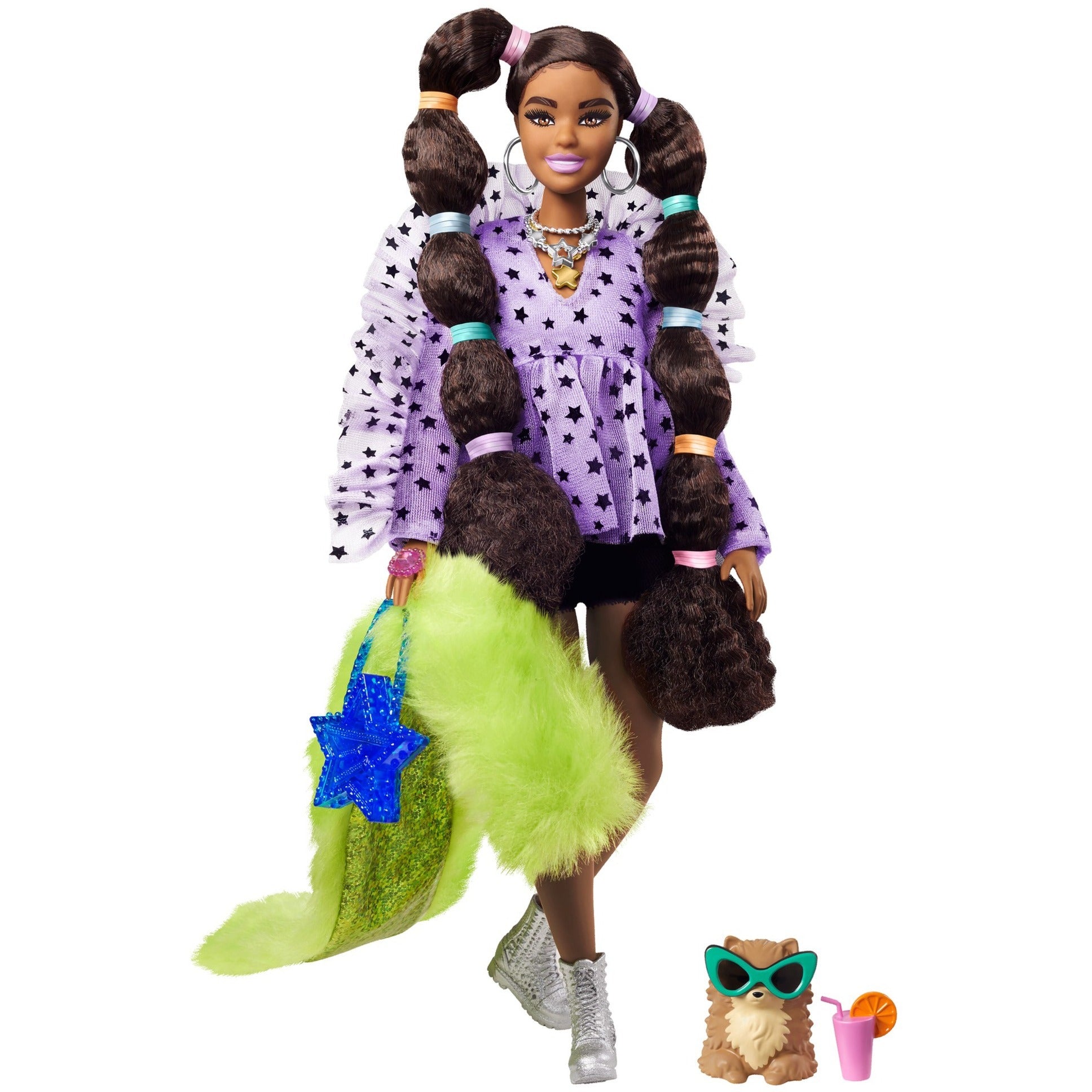 Mattel Extra Puppe 7 Top & Felljäckchen mit Pomerani