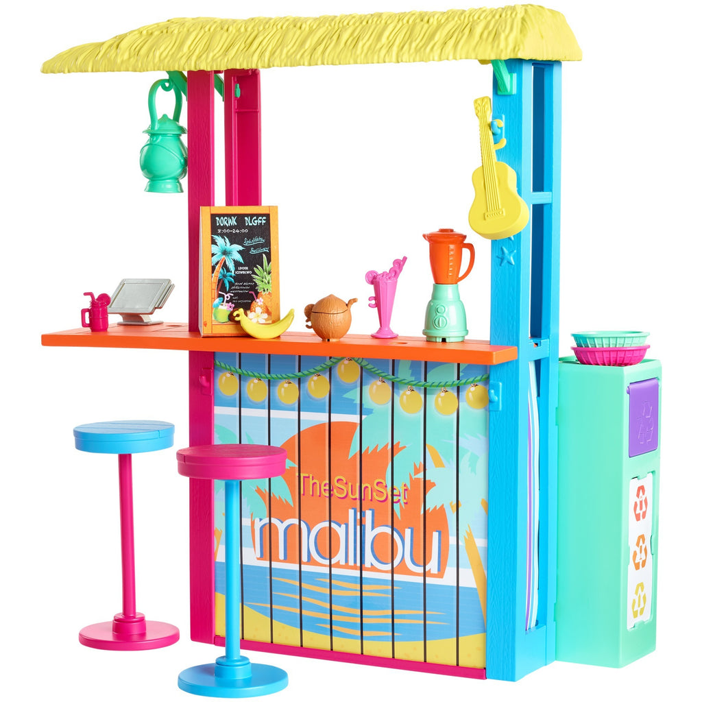 Barbie loves the ocean beach shack poppen accessoires