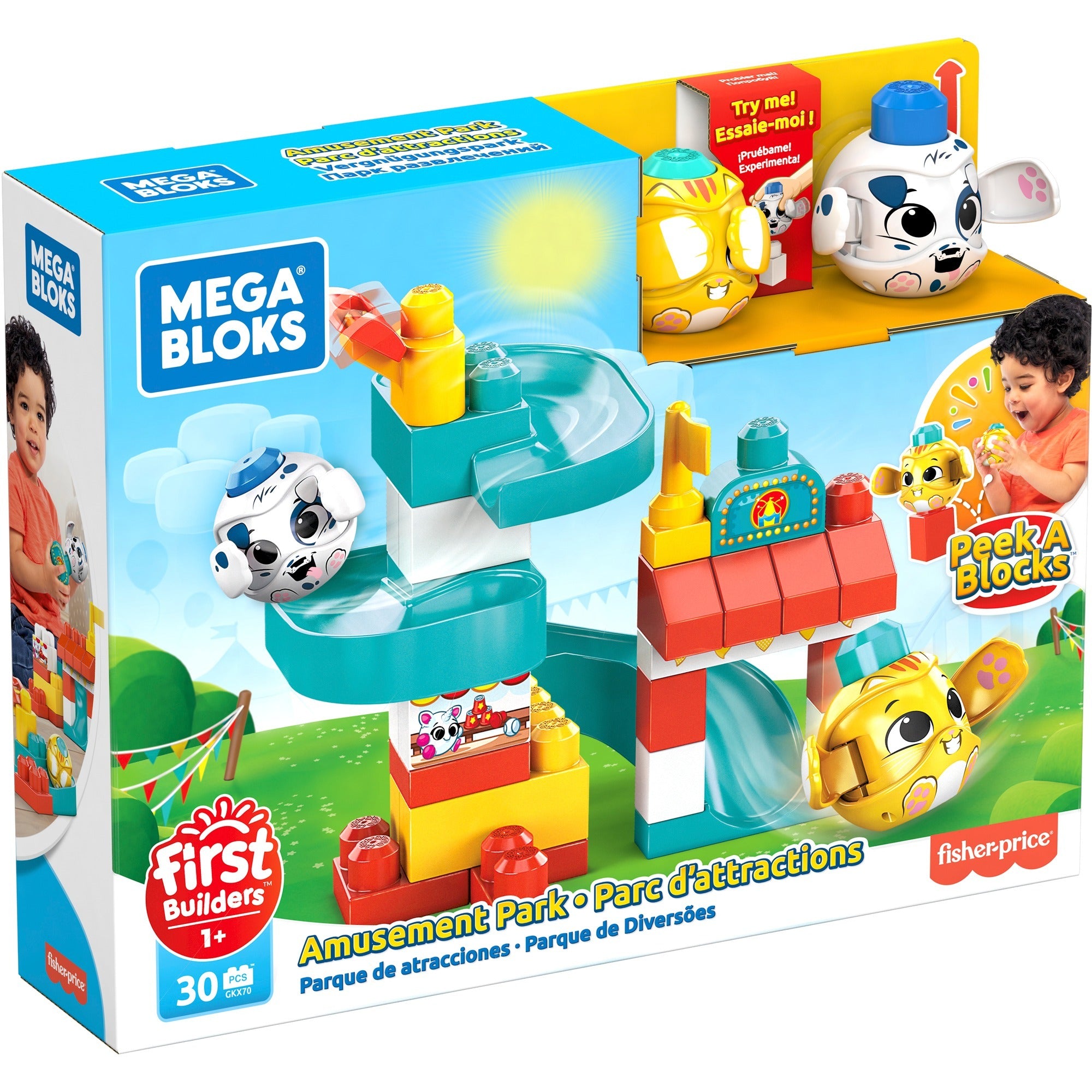 Mattel Peek a Blocks Pretpark