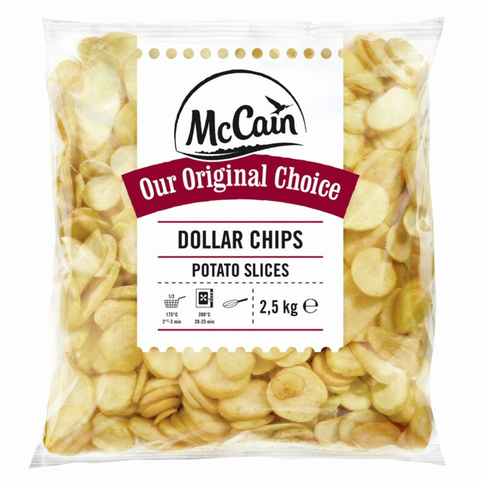 Mccain dollar chips schijfjes (2.5 kg)