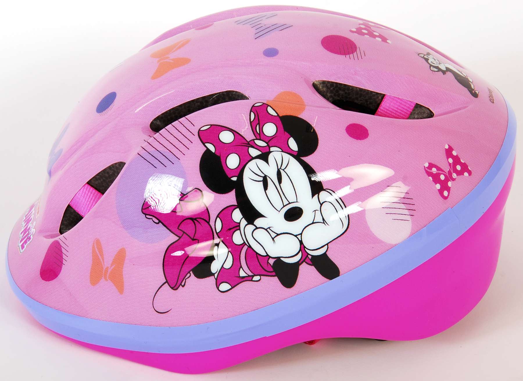 Kinderhelm Minnie Mouse, rosa, 51-56 cm