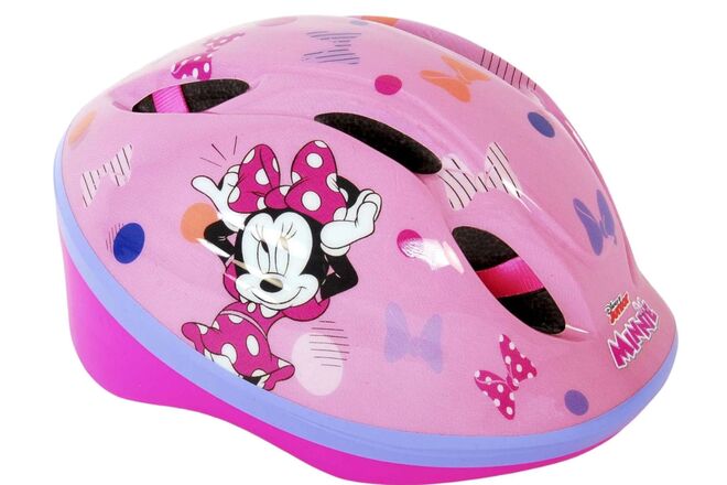Kinderhelm Minnie Mouse, rosa, 51-56 cm