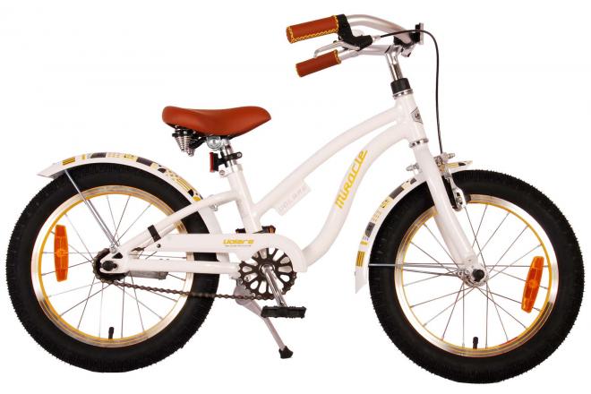 Volare Miracle Cruiser Kinderfahrrad – Mädchen – 16 Zoll – Weiß – Prime Collection