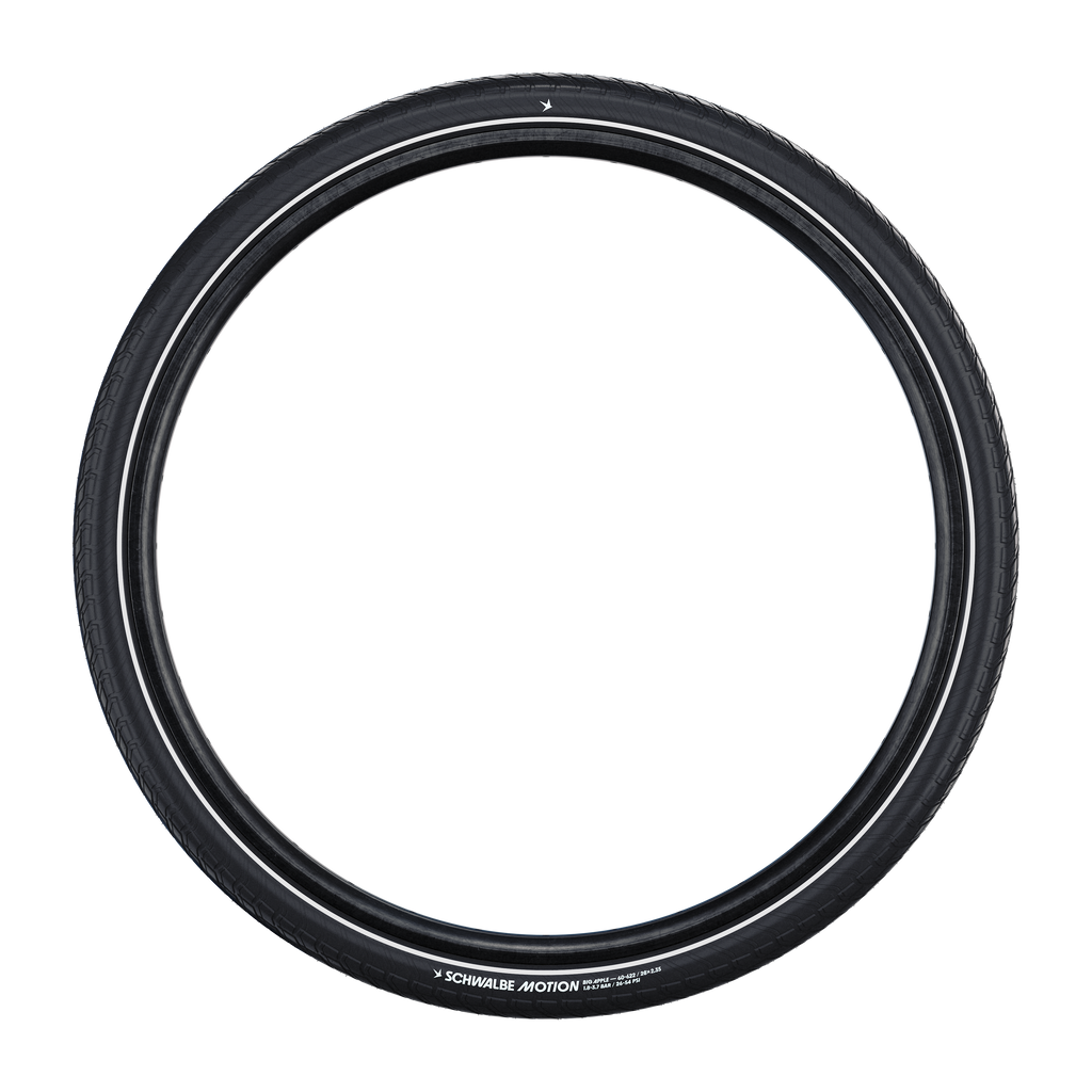 Schwalbe benelux b.v. schwalbe draadband motion big apple 50-305 +r zwart