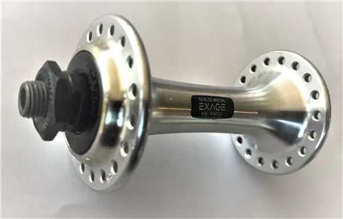 Vorderradnabe mit Aluminium-Ausfallende, Shimano Exage HB-RM50