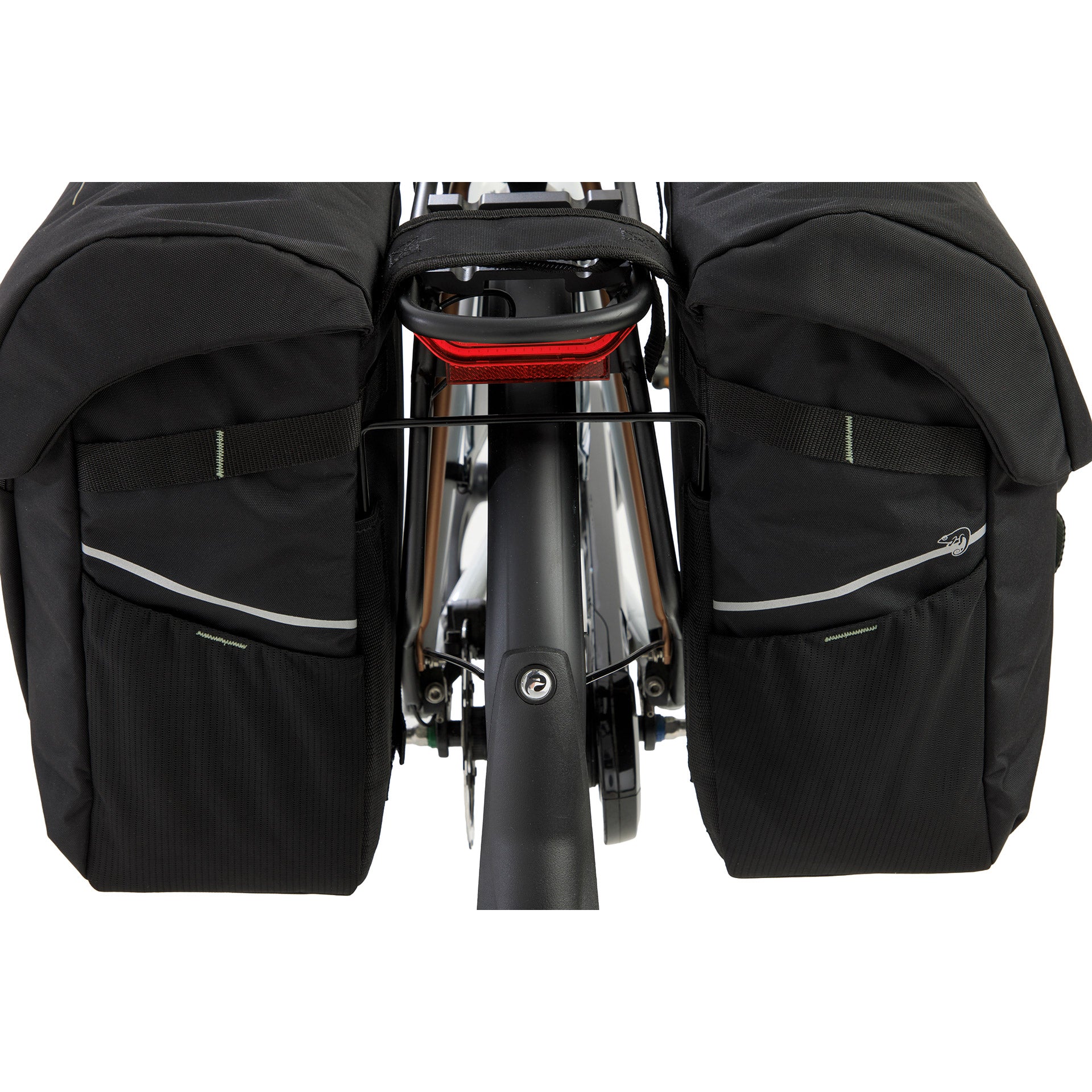 Neue Looxs Doppeltasche Vigo 40l Polyester schwarz grün