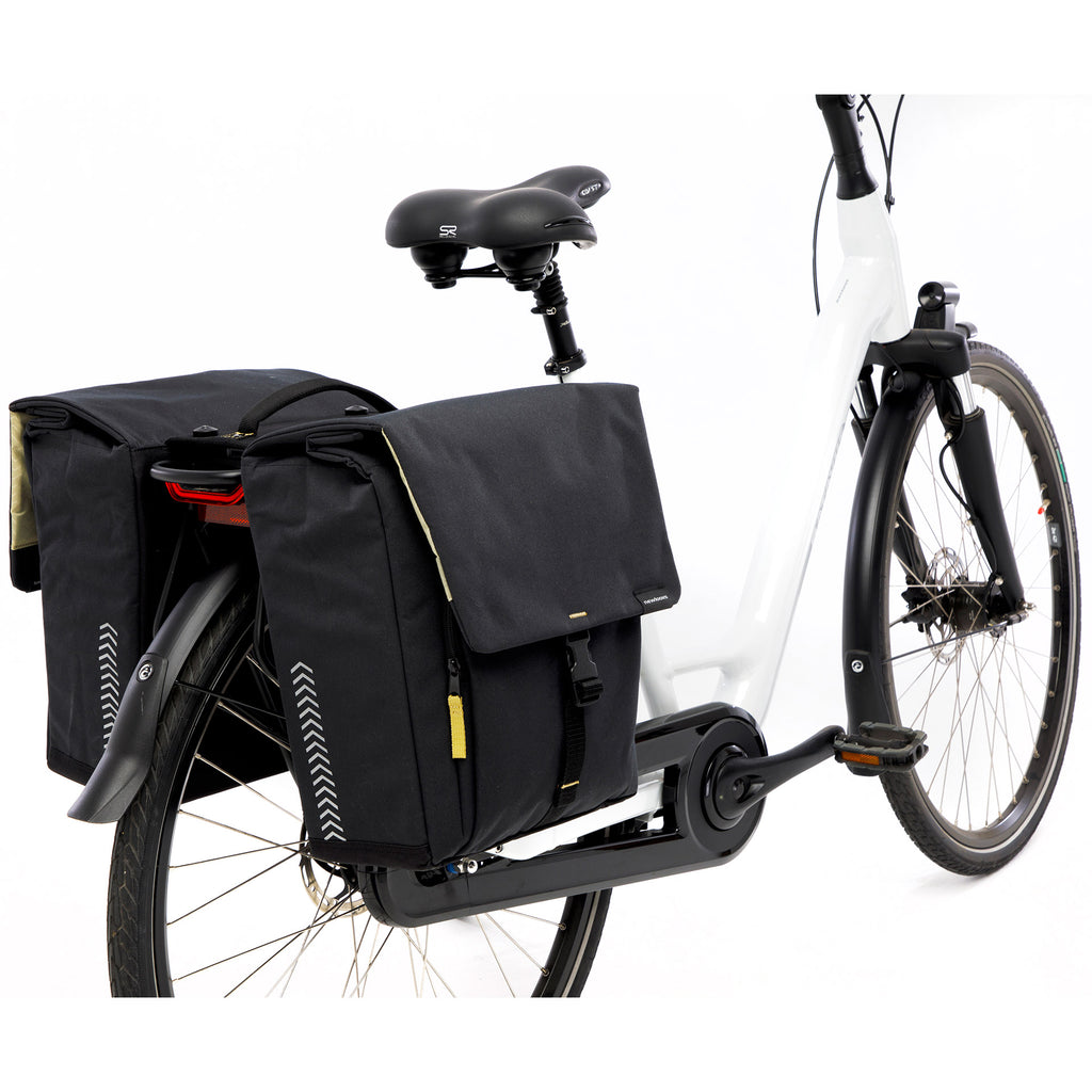 Newlooxs new looxs dubbele tas tulum mik 2.0 32l rpet zwart