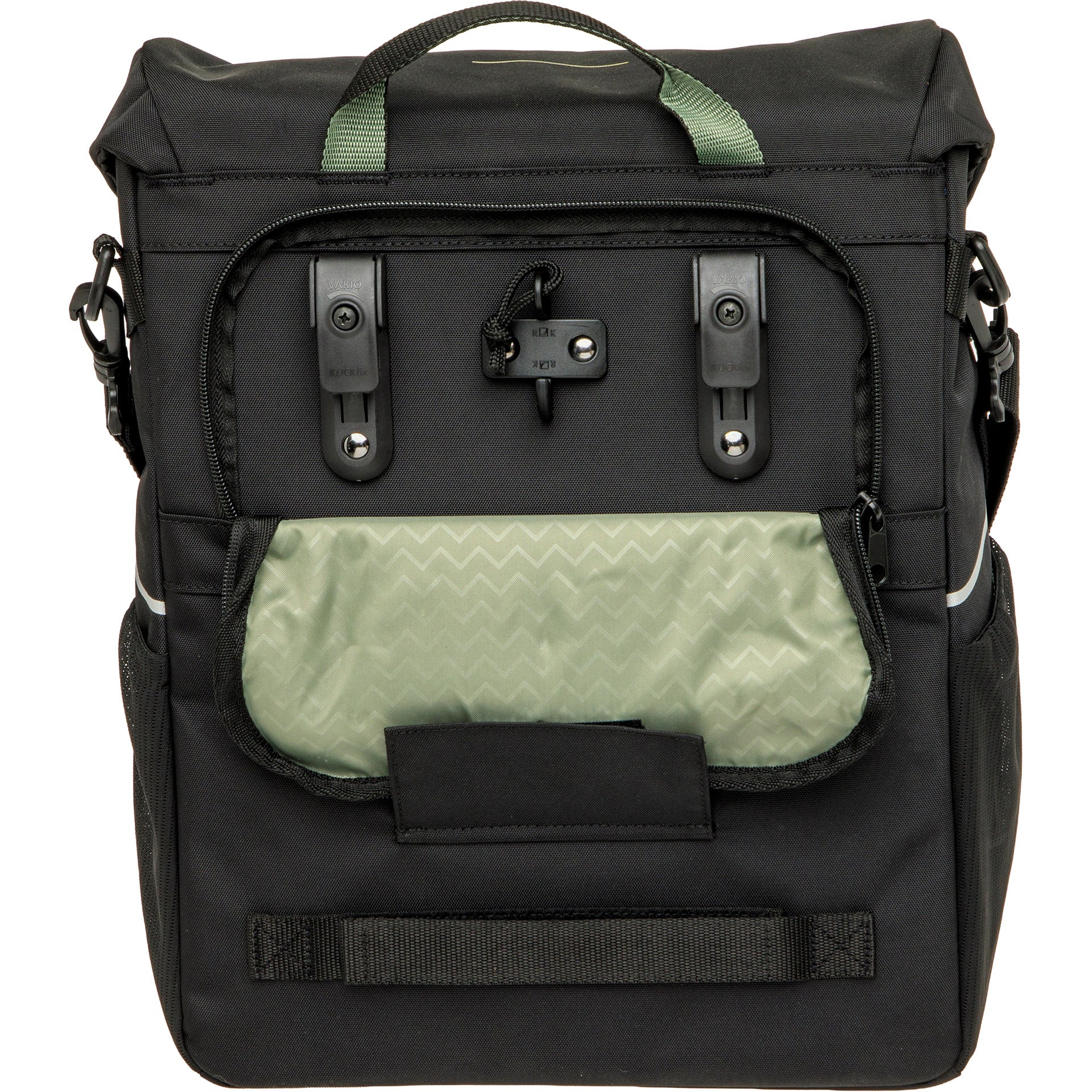 Newlooxs tas new looxs vigo enkel | zwart groen | 20l