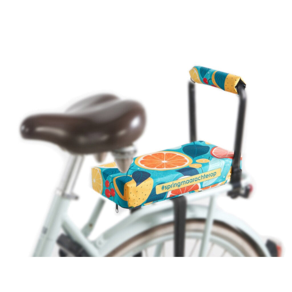 Pexkids nietverkeerd zitkussen voor bagagedrager fruit coctail