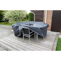 Nature tuinmeubelafdekhoes voor stoelen en tafels afdekking (grijs, 6030602)