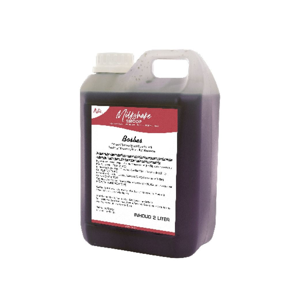 Nic milkshakesiroop bosbes (2 liter)