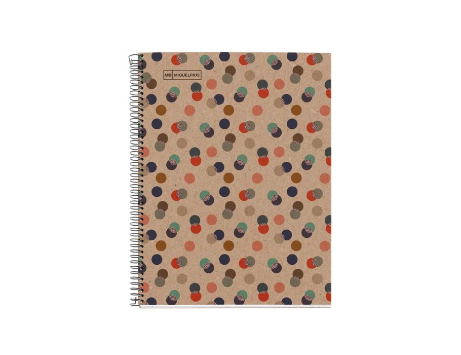 Miquelrius notitieboek - eco confetti - a5 blanco - 80 blz