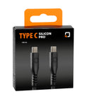 Optiline Silikonkabel USB Typ C > USB Typ C - 20 cm