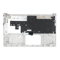 Ty hp laptop toetsenbord qwer us + top cover - zilver
