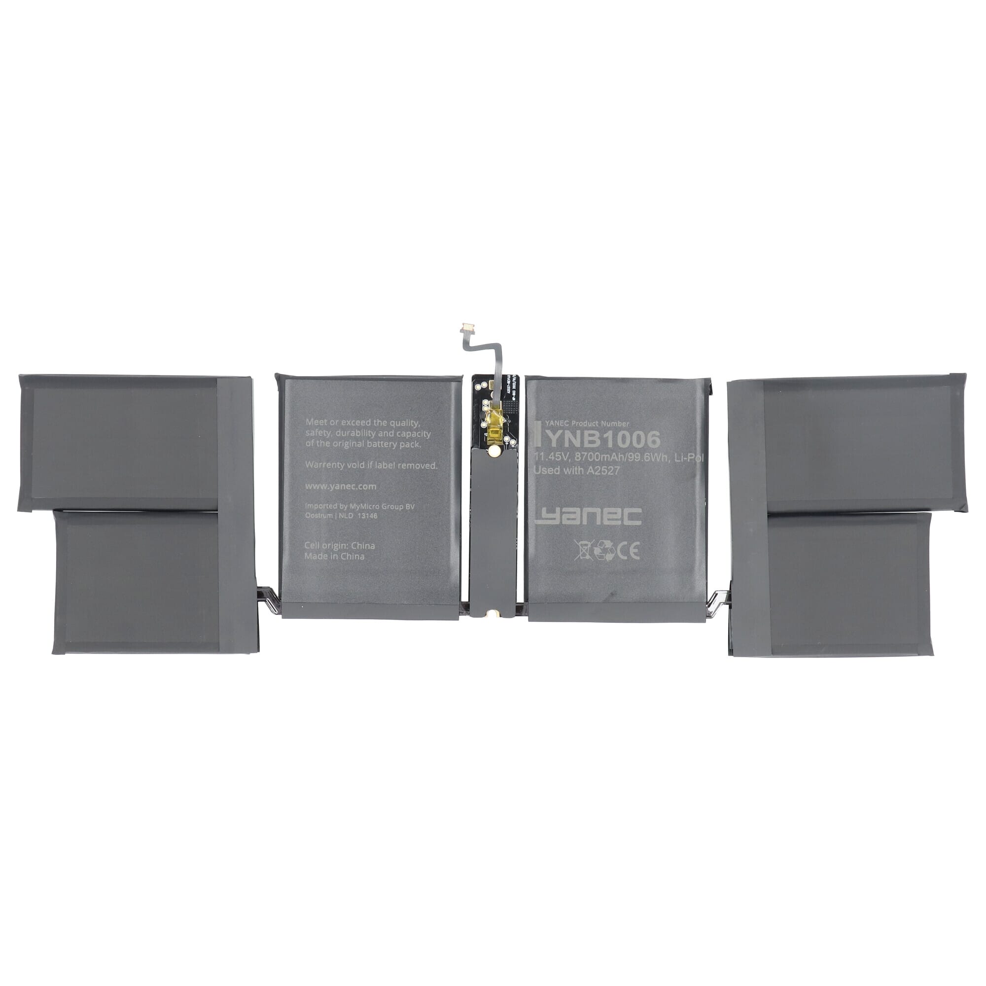 Yanec MacBook Akku 8700 mAh