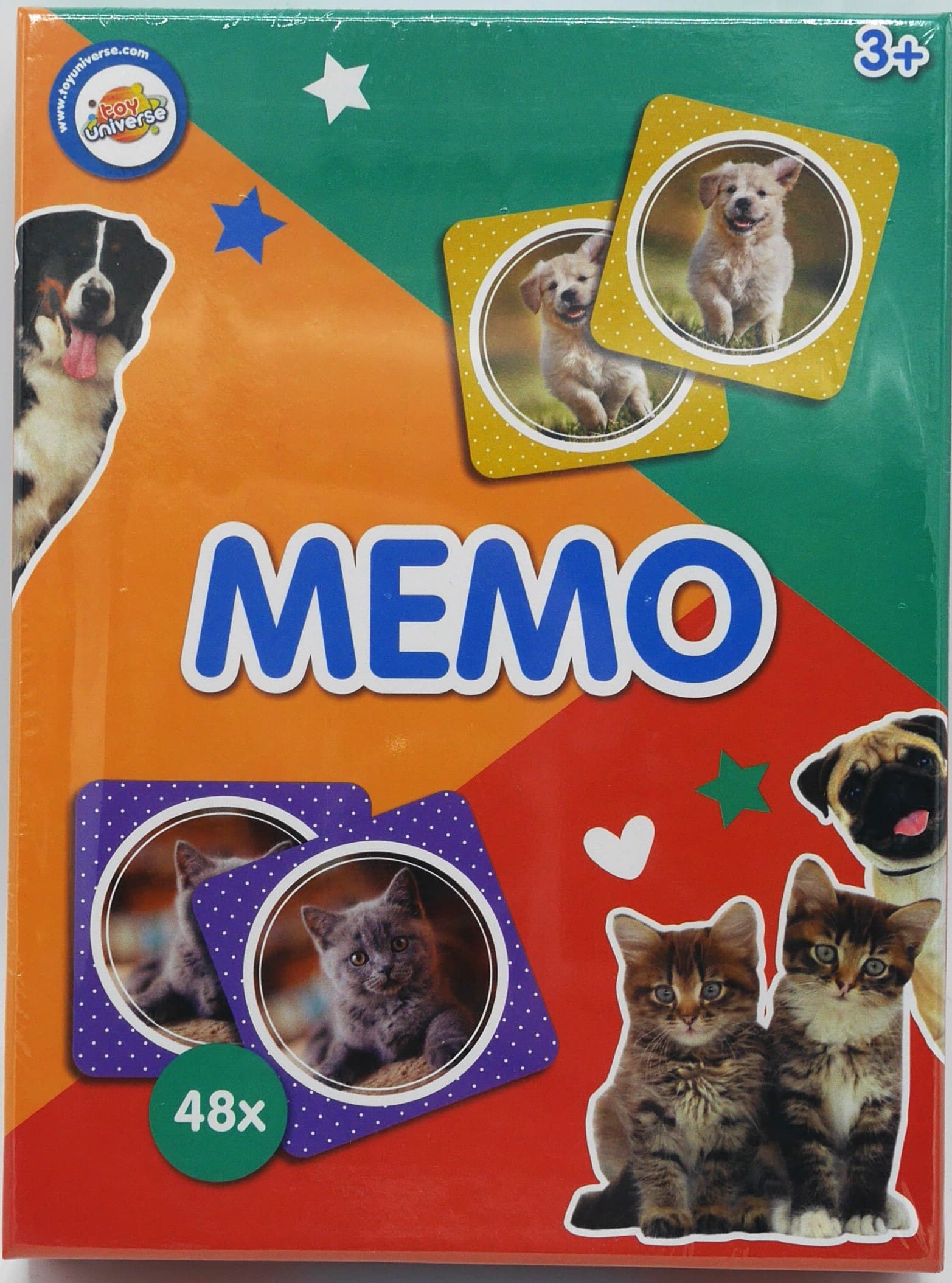 Intro Memo Memory-Spiel: Sammle die meisten Doppelkarten mit Tierbildern.