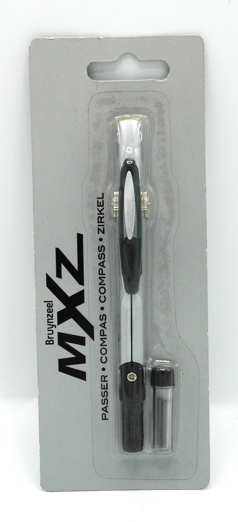 Bruynzeel - MXZ Zirkel 2 mm inkl. 2 Ersatzstifte silbergrau