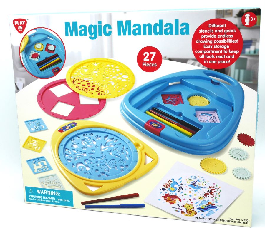 Playgo magische mandala tekenset - 27dlg.