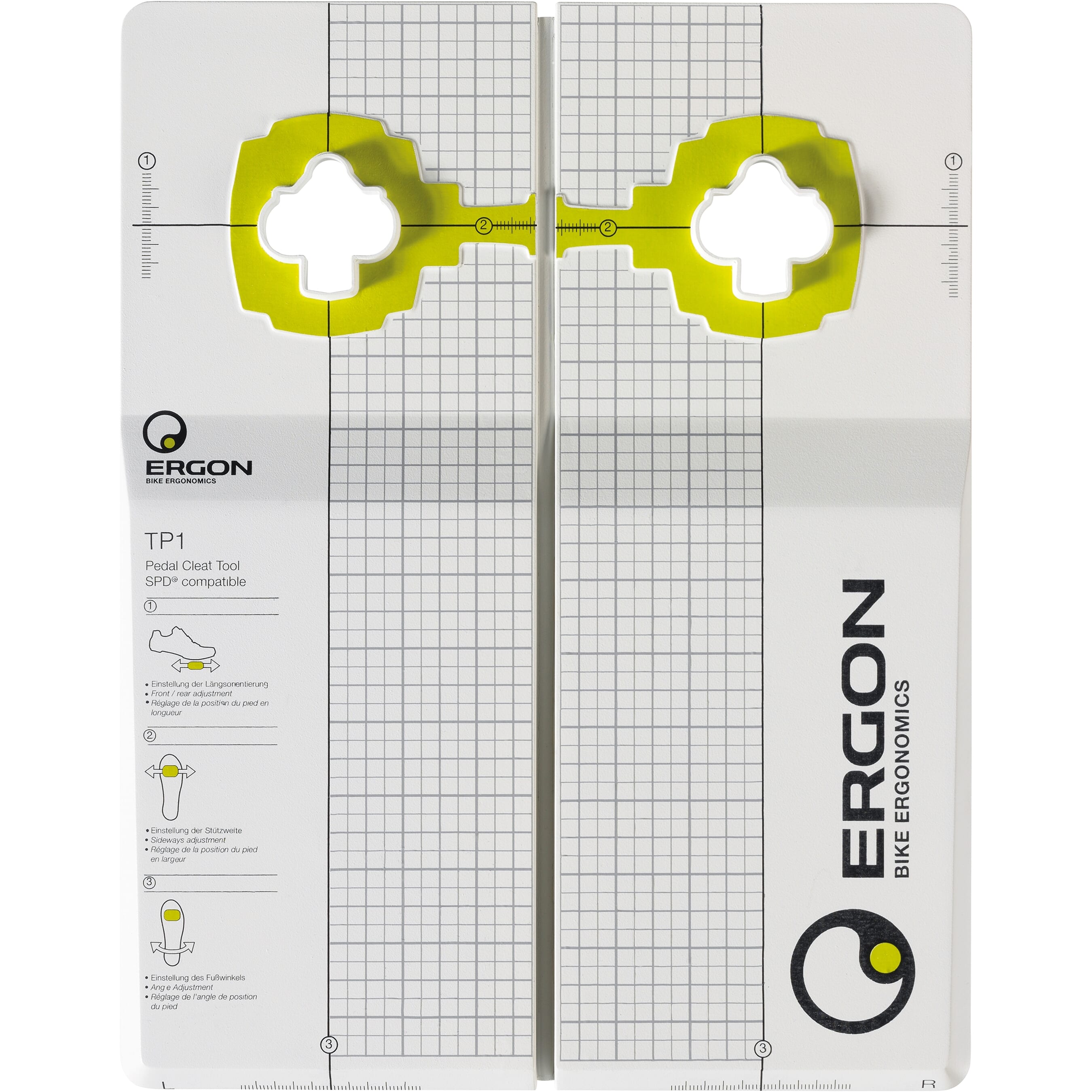 Ergon-Einstellschablone TP1 SPD-Platte