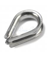 Puntkous 6mm rvs
