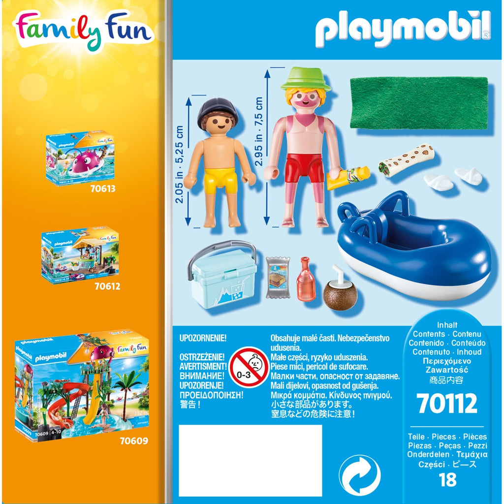 Playmobil Family Fun Bad Guest mit Schwimmreifen 70112