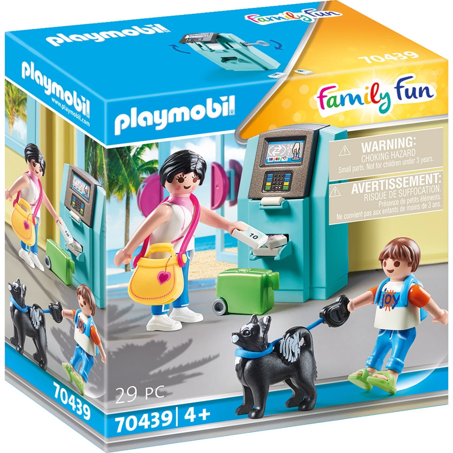 PLAYMOBIL Familienspaß für Urlauber mit Geldautomat