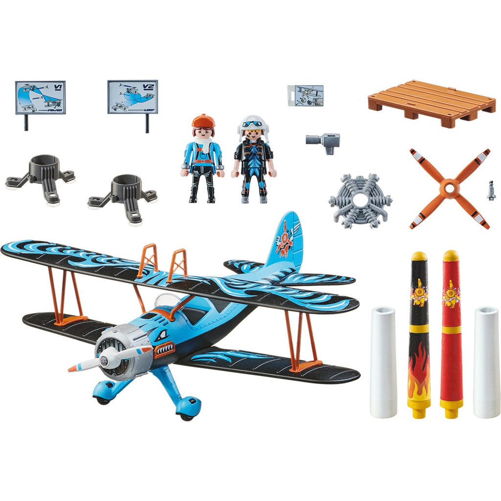 Playmobil 70831 air stuntshow dubbeldekker