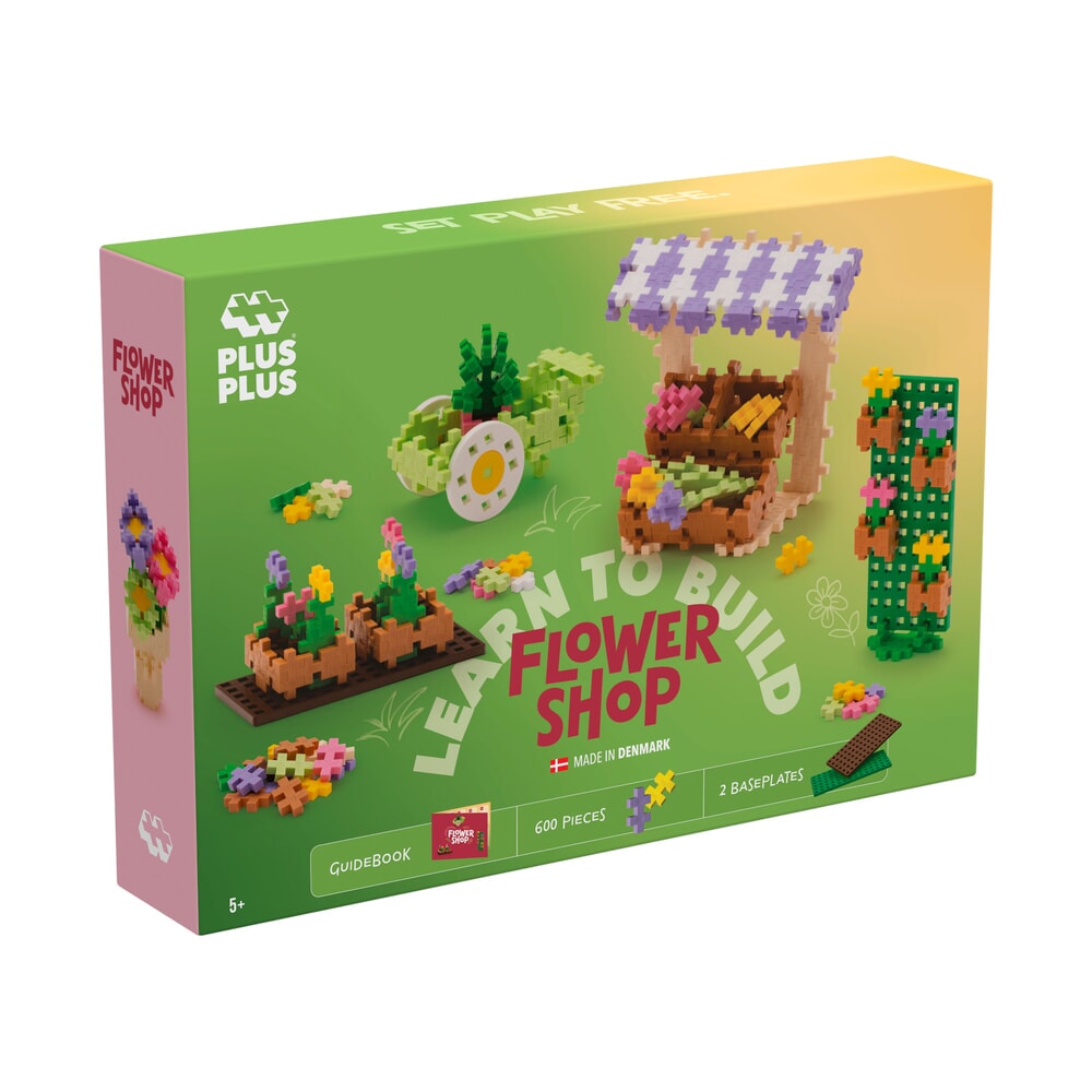 Plus plus learn to build flower shop plus-plus: 600 pcs (4336)